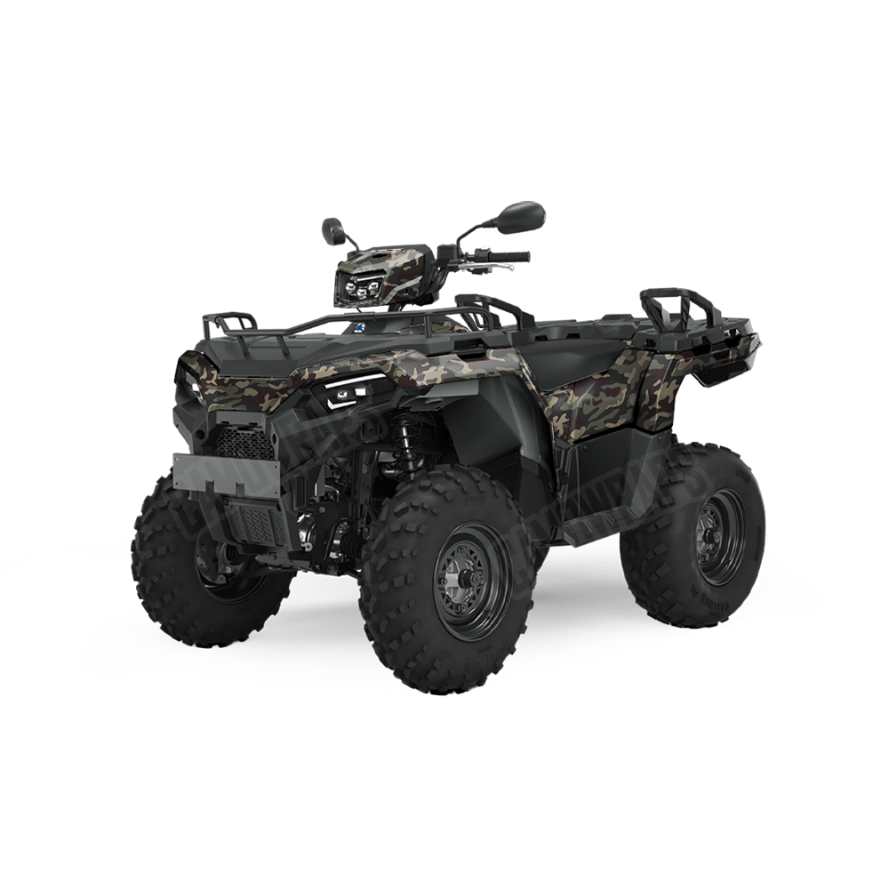 Large Classic Militant Blood Camo ATV Vinyl Wrap