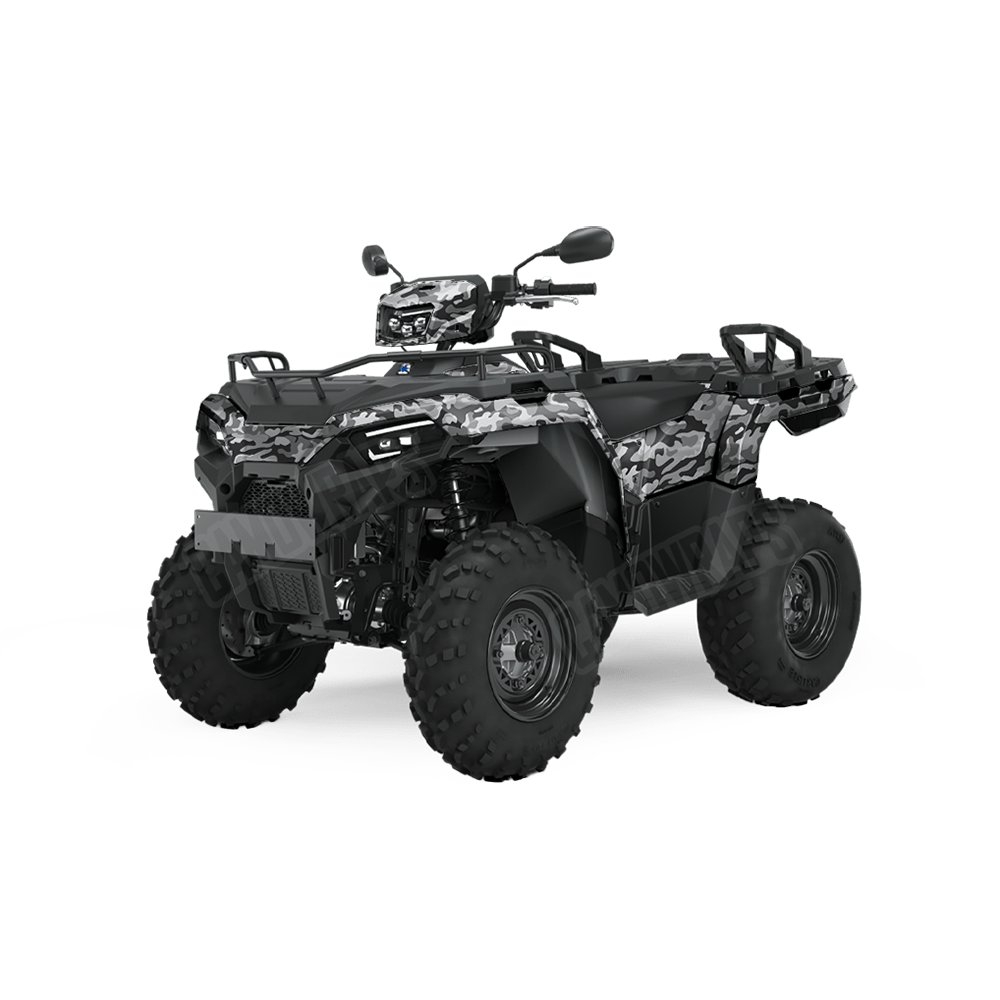 Large Classic Urban Night Camo ATV Vinyl Wrap