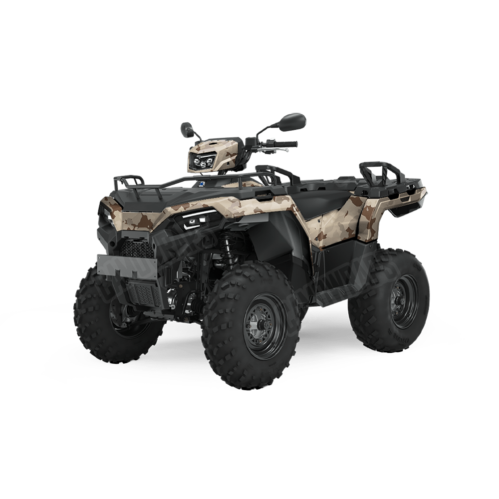 Large Cumulus Desert Camo ATV Vinyl Wrap