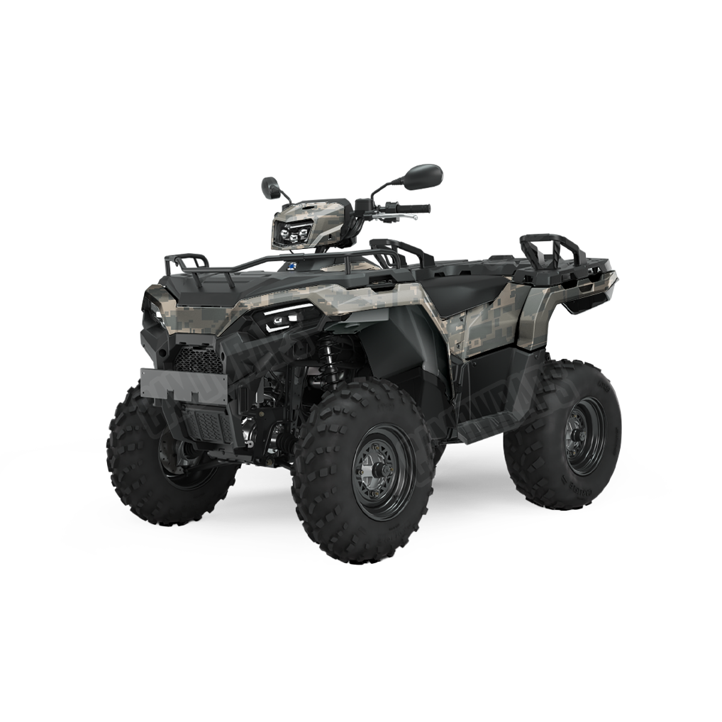 Large Digital Army ATV Camo Vinyl Wrap