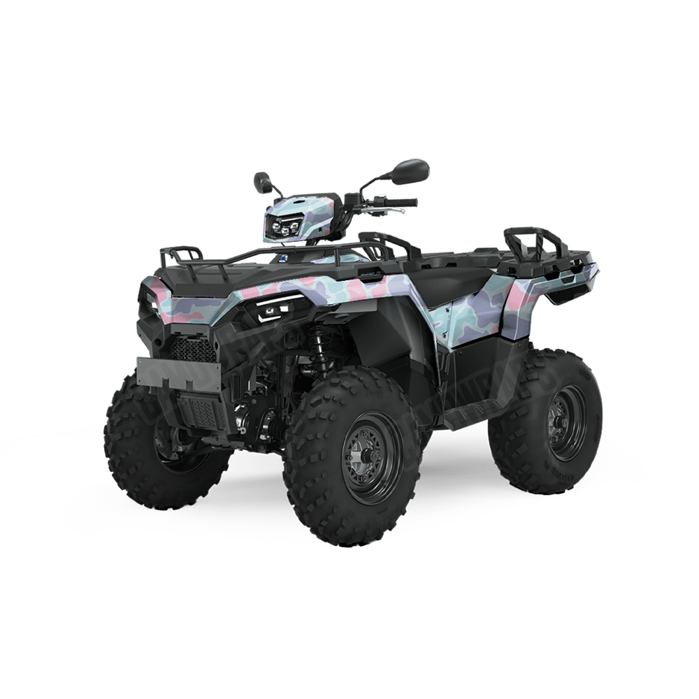 Old School Duck Cotton Candy ATV Wraps