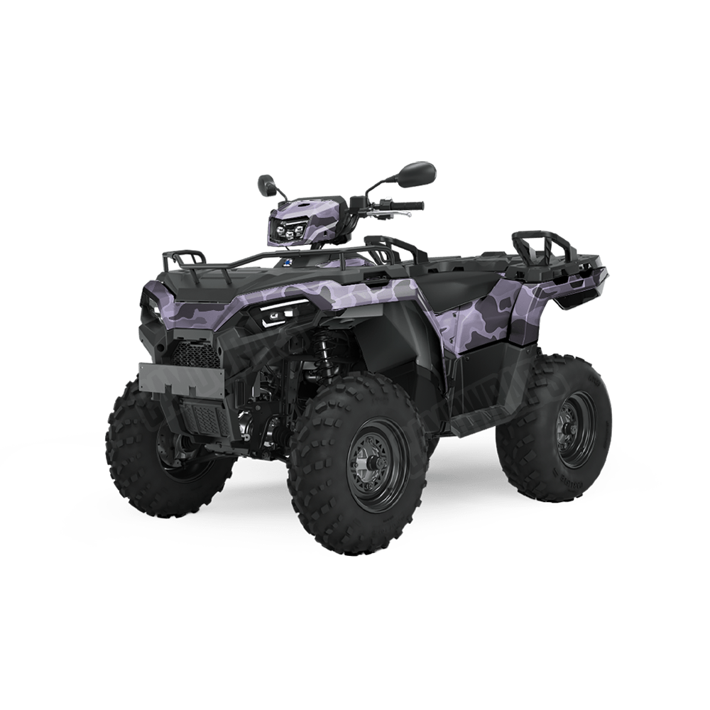 Old School Duck Lilac ATV Wraps