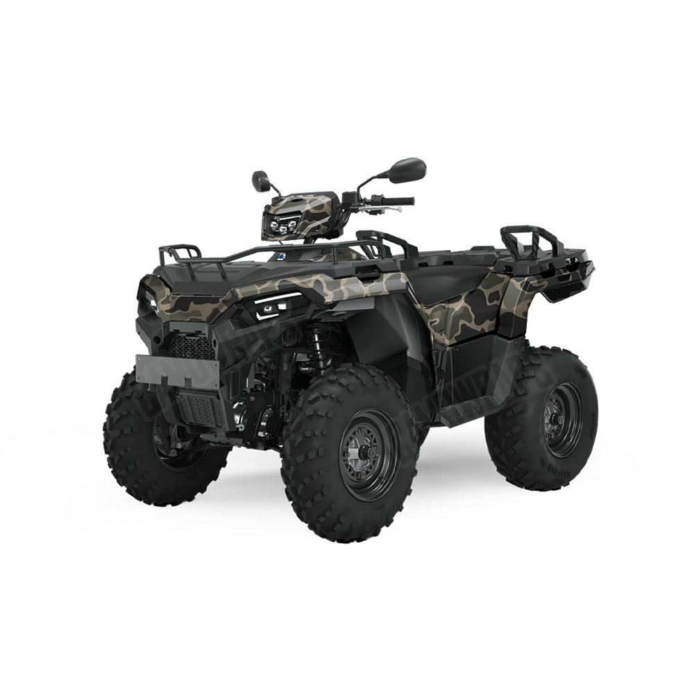 Old School Duck Militant Green ATV Wraps
