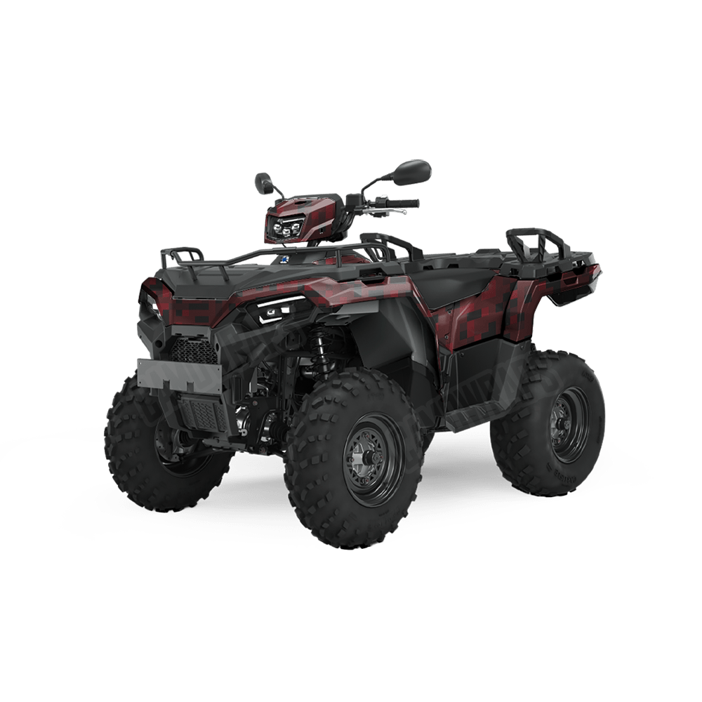 Pixel Vampire Red ATV Wraps