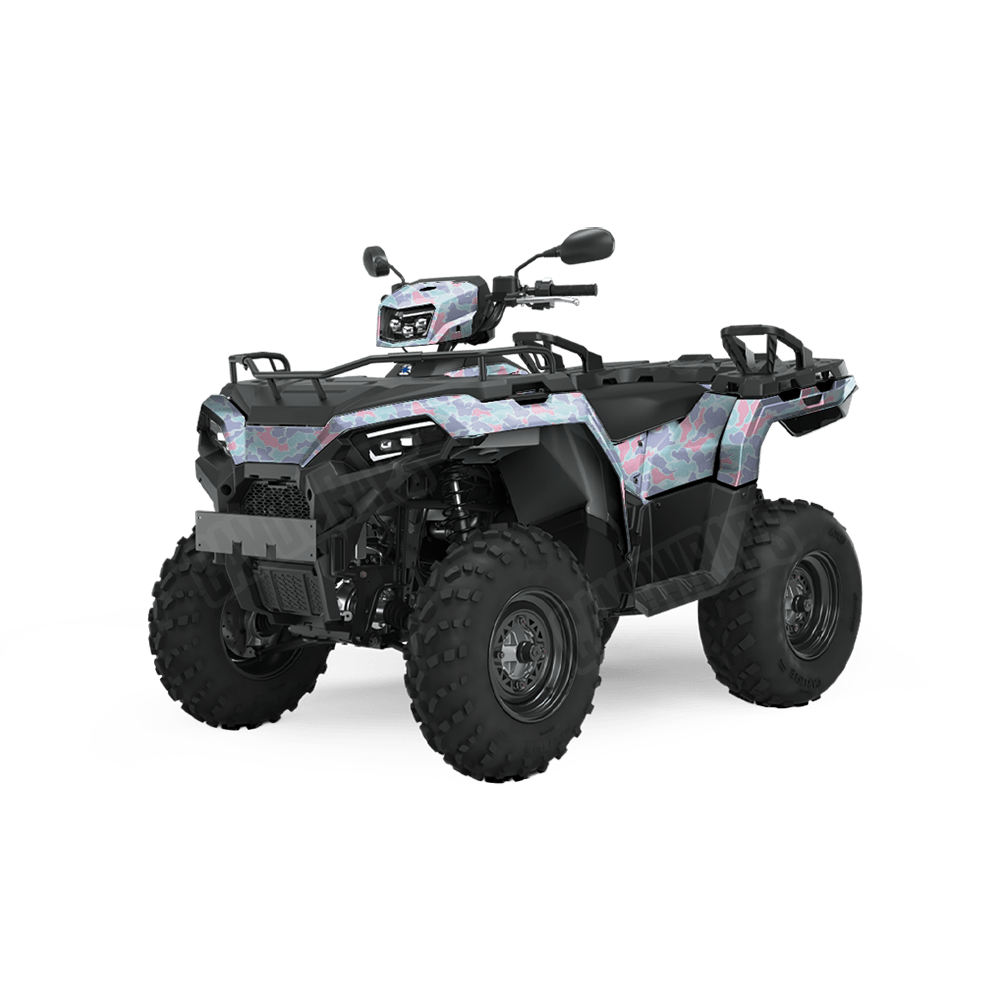 Old School Duck Cotton Candy ATV Wraps