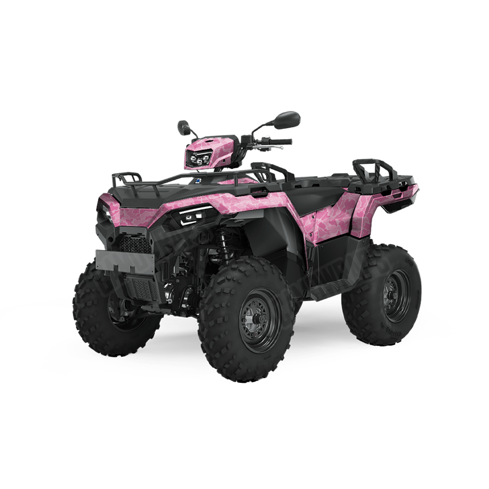Old School Duck Elite Pink ATV Wraps