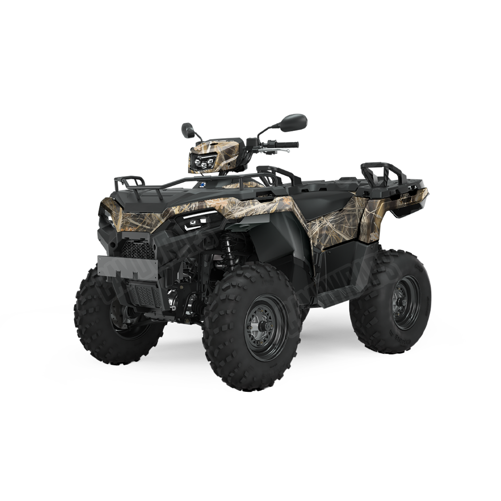 Nature Dry Grassland ATV Camo Vinyl Wrap