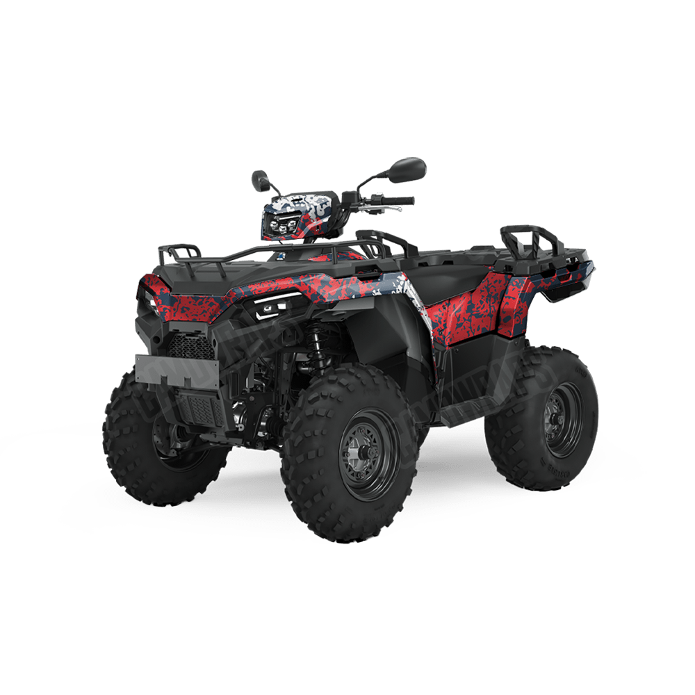 Pasted America Camo ATV Vinyl Wrap