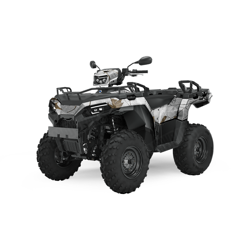 Realtree XTRA Colors Snow ATV Camo Vinyl Wrap