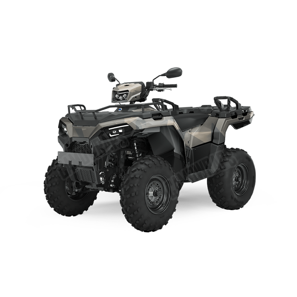 Shattered Army Camo ATV Vinyl Wrap
