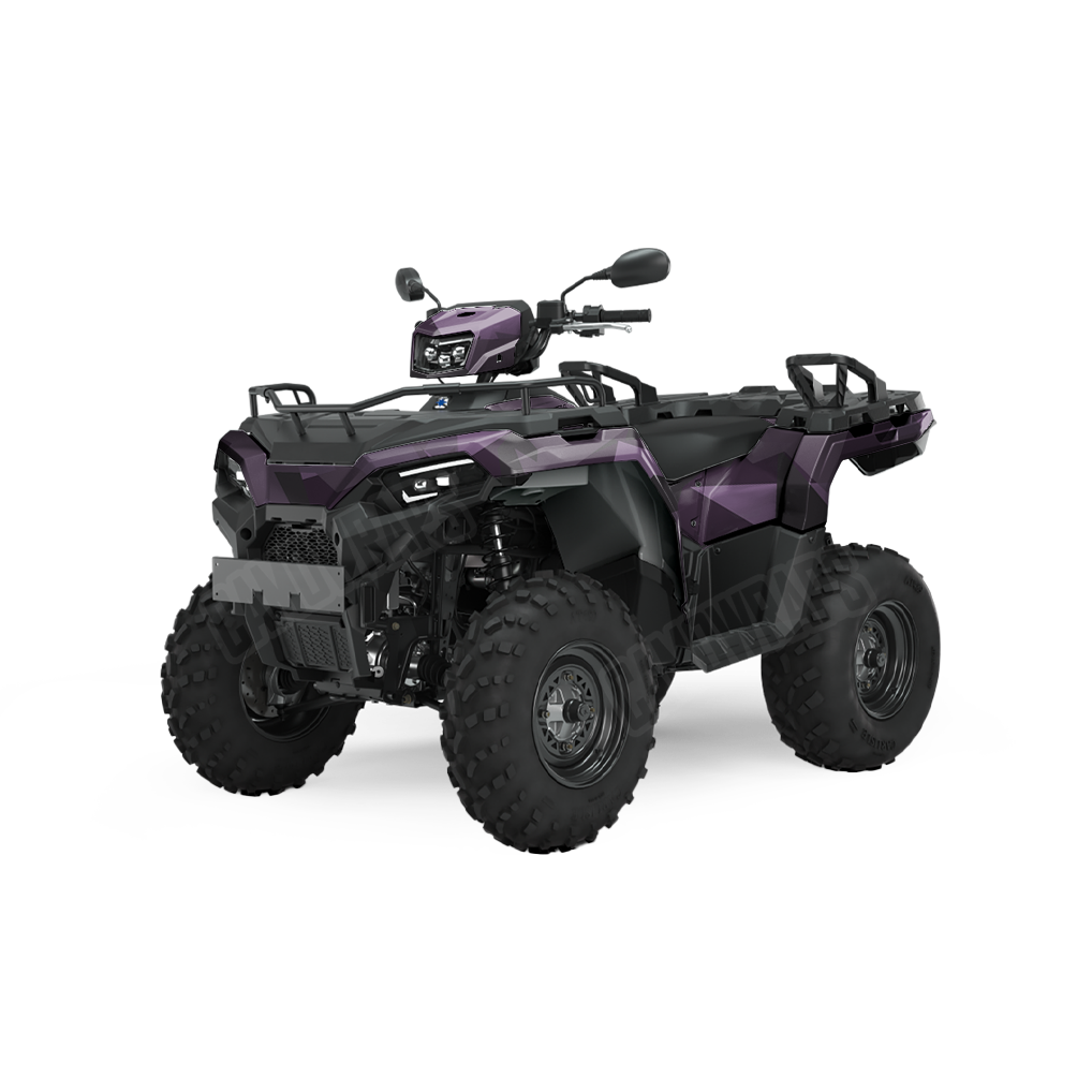 Shattered Darkwing ATV Camo Vinyl Wrap