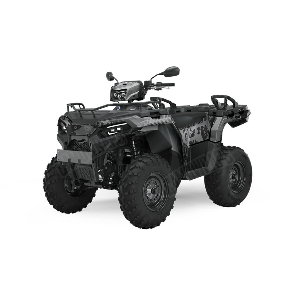Tire Splatter Midnight Camo ATV Vinyl Wrap