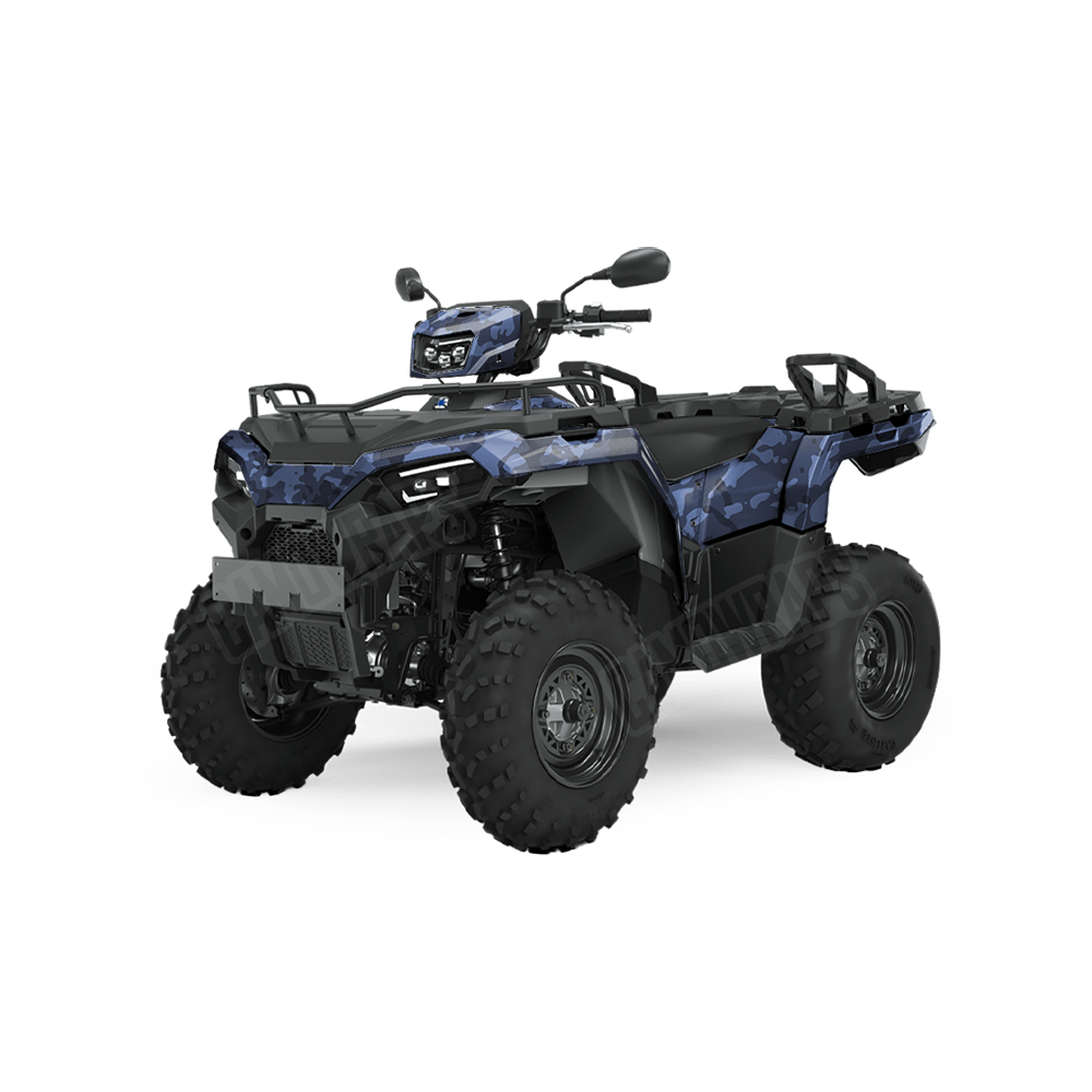 Treetop Blue Copper Camo ATV Vinyl Wrap