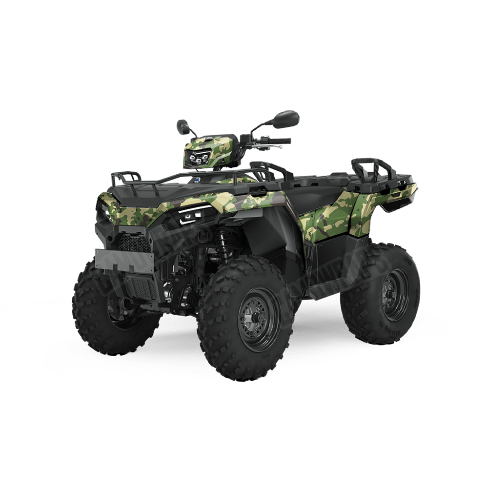 Treetop Jungle Camo ATV Vinyl Wrap