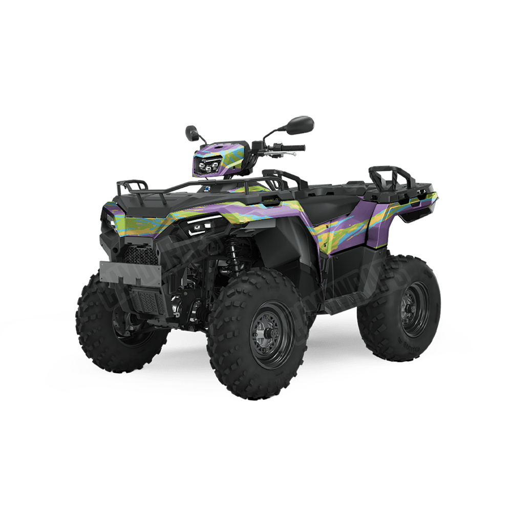Vietnam Tiger Stripe Carnival Camo ATV Vinyl Wrap