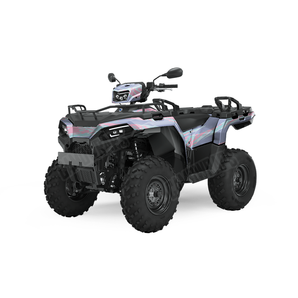Vietnam Tiger Stripe Cotton Candy Camo ATV Vinyl Wrap
