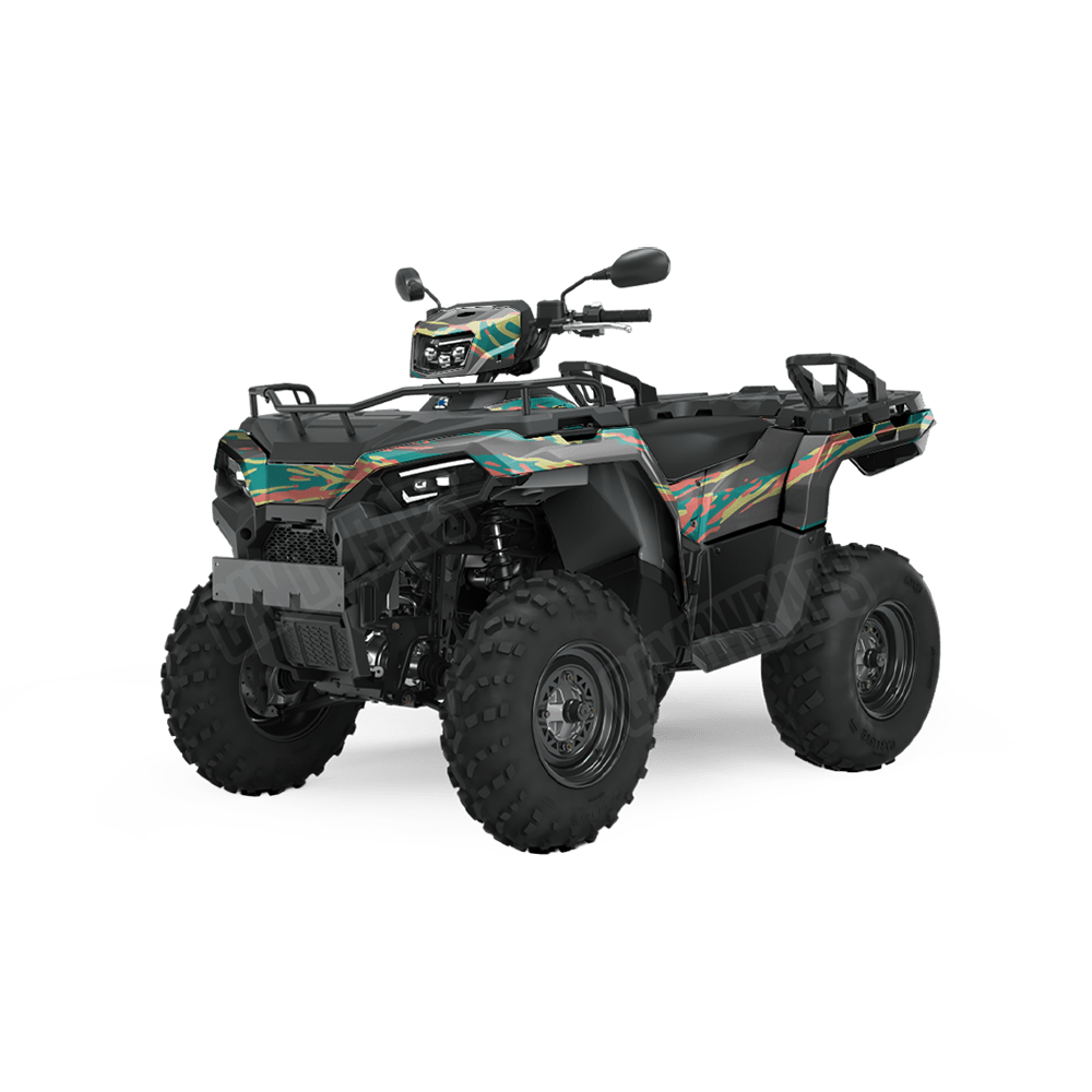 Vietnam Tiger Stripe Fiesta Camo ATV Vinyl Wrap