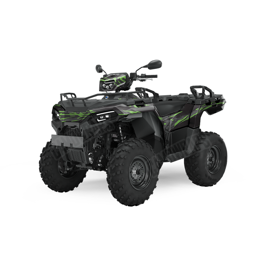 Vietnam Tiger Stripe Metro Green Camo ATV Vinyl Wrap
