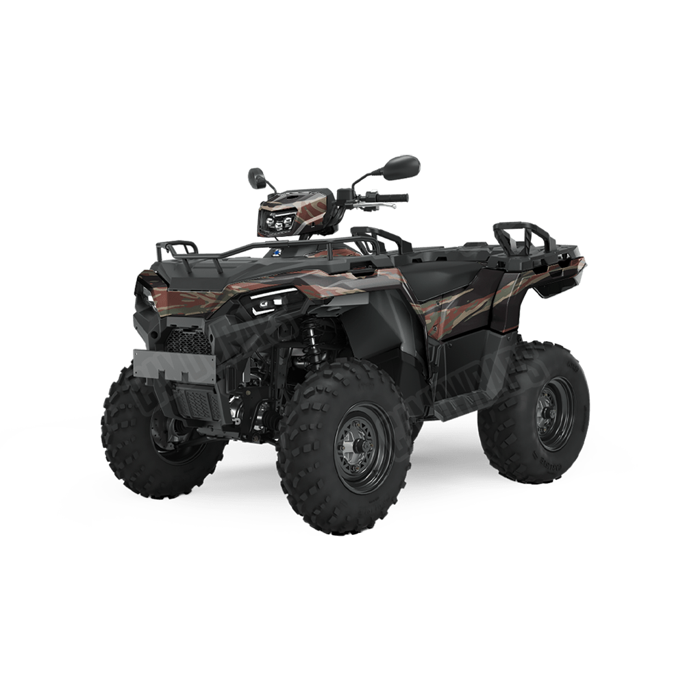 Vietnam Tiger Stripe Militant Copper Camo ATV Vinyl Wrap