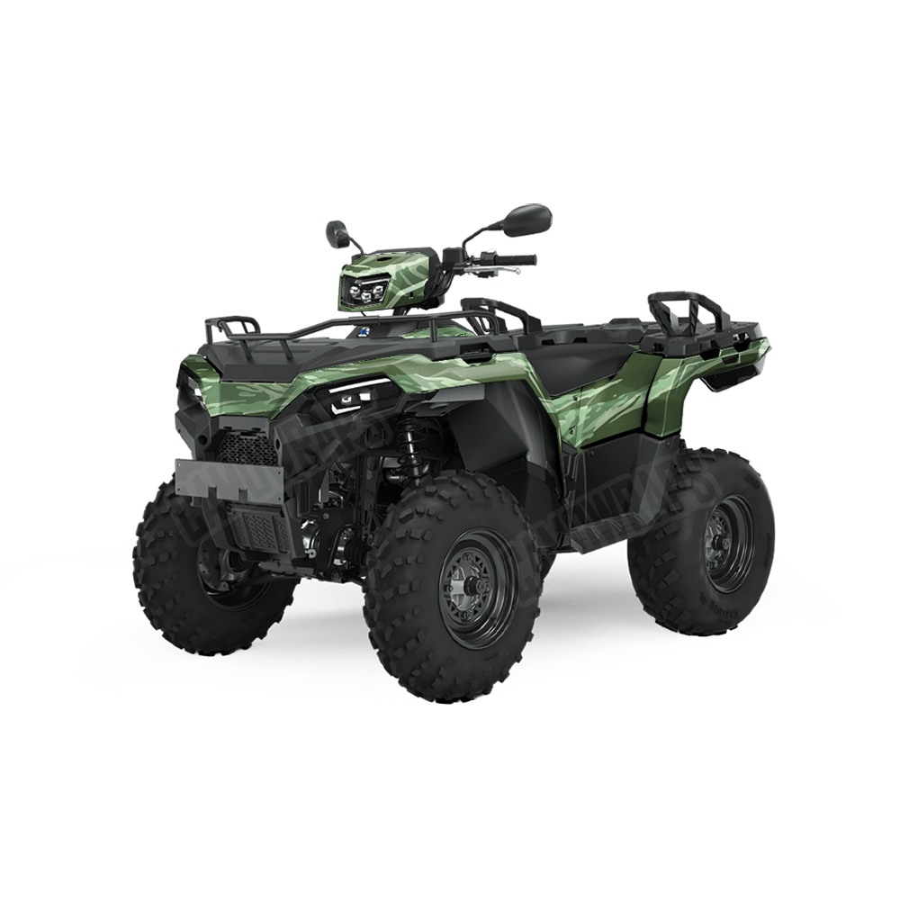 Vietnam Tiger Stripe Pistachio Camo ATV Vinyl Wrap