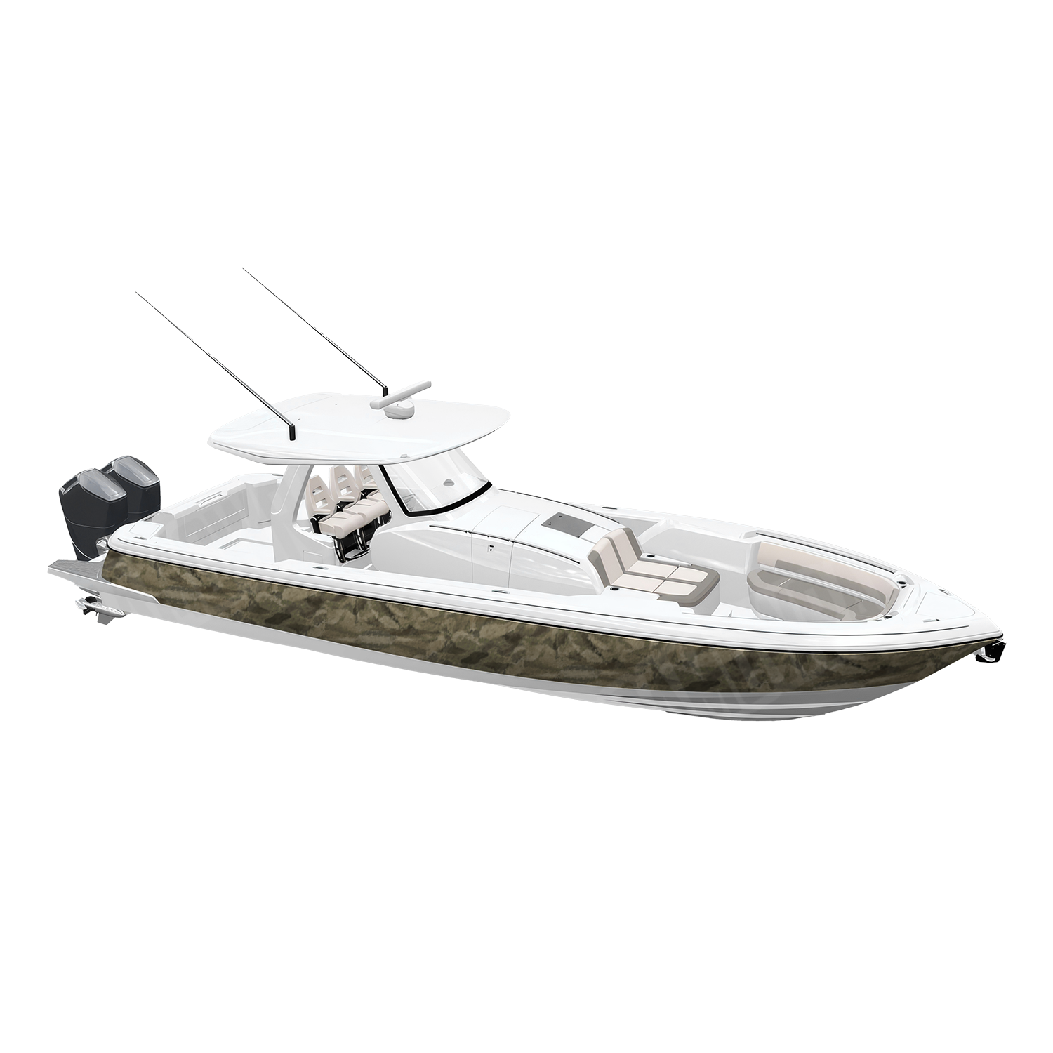 A-TACS AU-X Camo Boat Vinyl Wrap