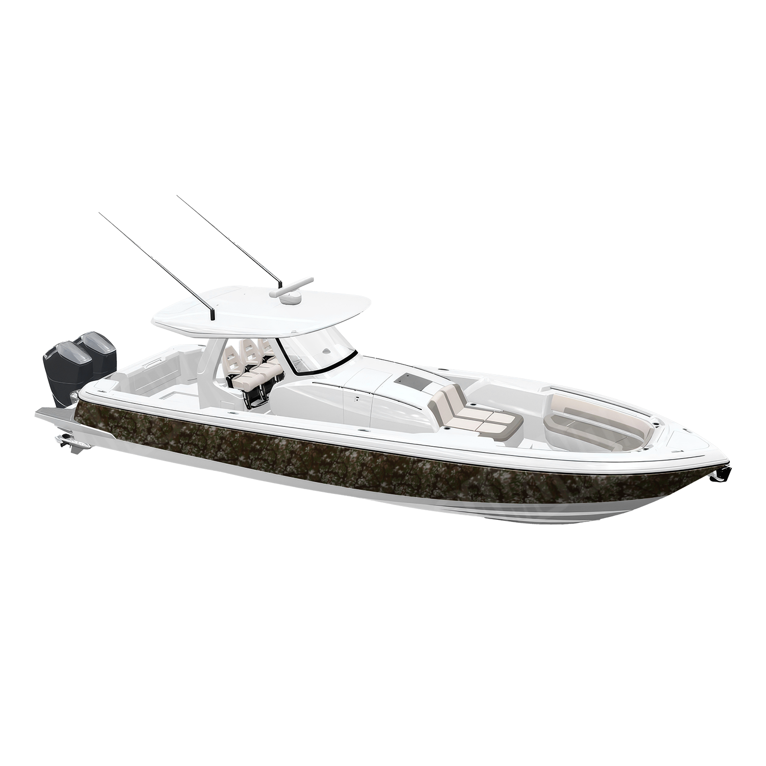 Kryptek Obskura Actaeon Camo Boat Vinyl Wrap