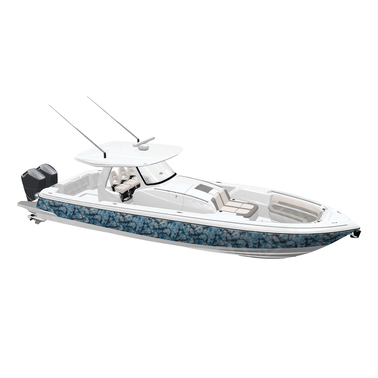Kryptek Obskura Litus Camo Boat Vinyl Wrap