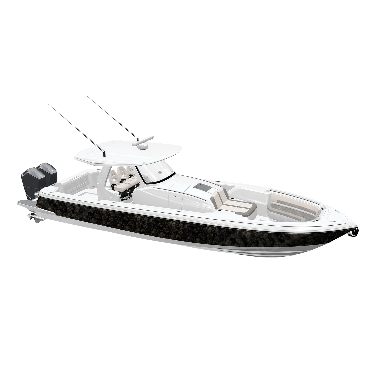 Kryptek Obskura Nox Camo Boat Vinyl Wrap