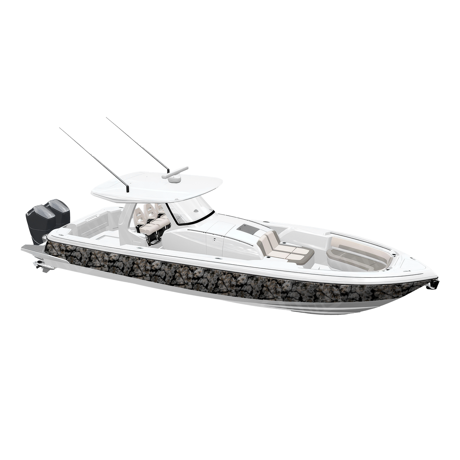 Kryptek Obskura Skyfall Camo Boat Vinyl Wrap