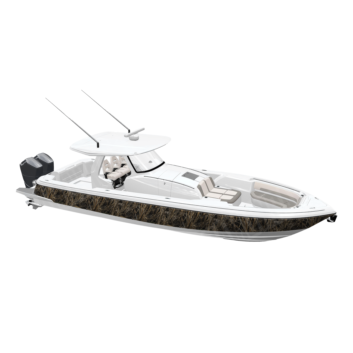Large Realtree MAX7 Camo Boat Vinyl Wrap
