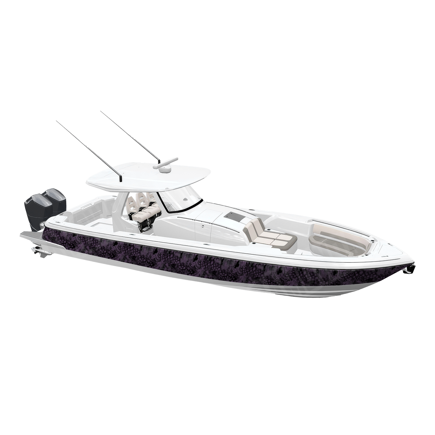 Pulse Galaxy Camo Boat Vinyl Wrap