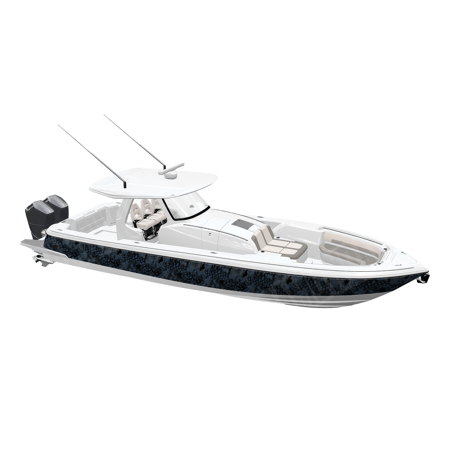 Pulse Riptide Camo Boat Vinyl Wrap