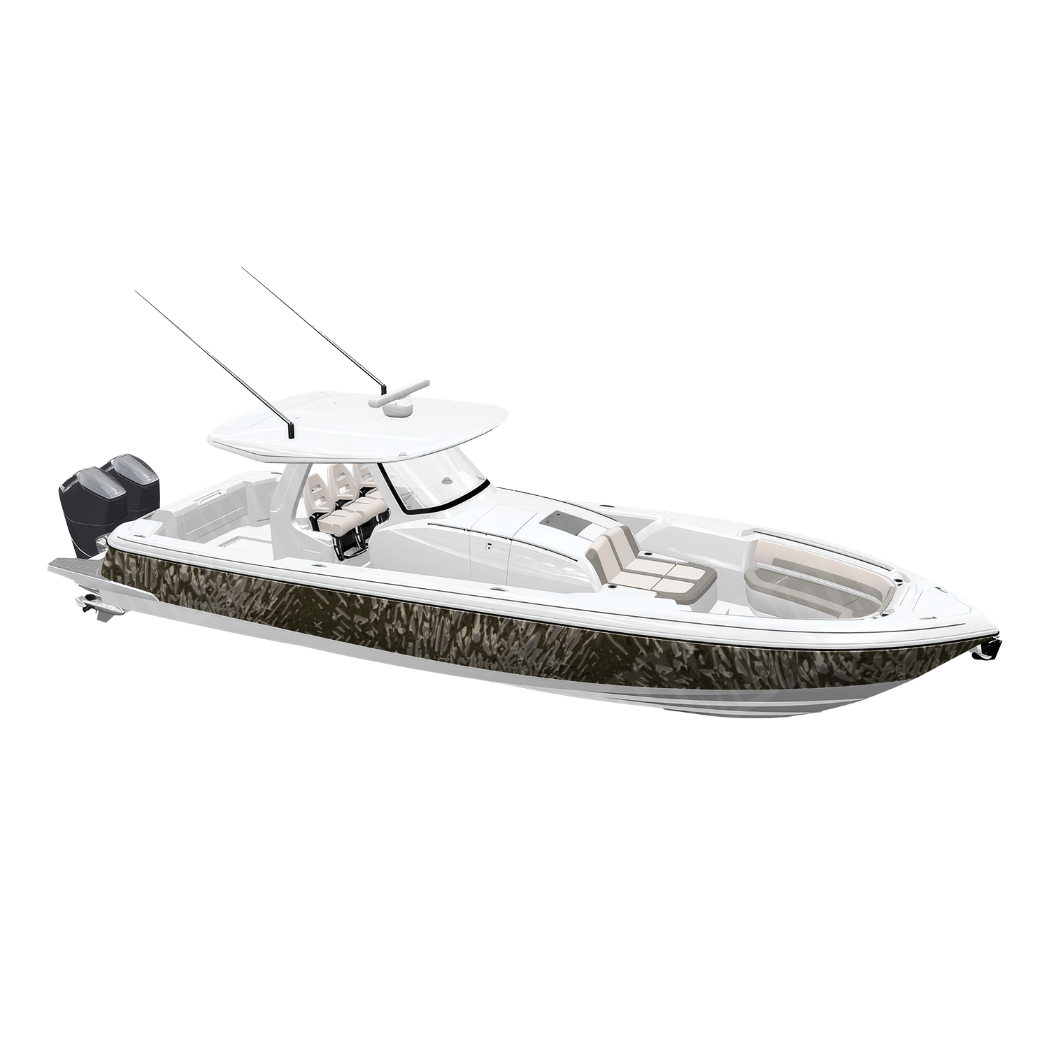 RELV X3 Dynohyde Camo Boat Vinyl Wrap