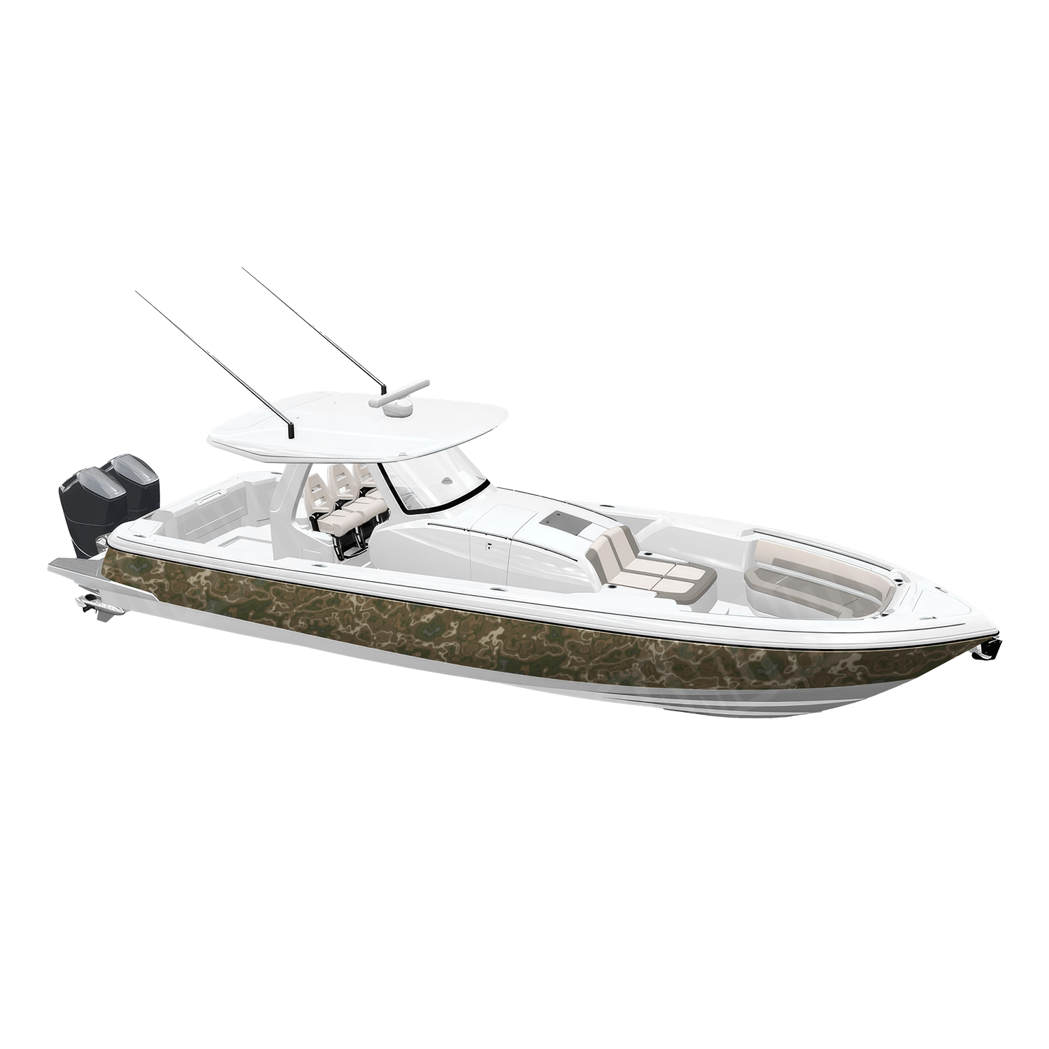 RELV X3 Moab Camo Boat Vinyl Wrap