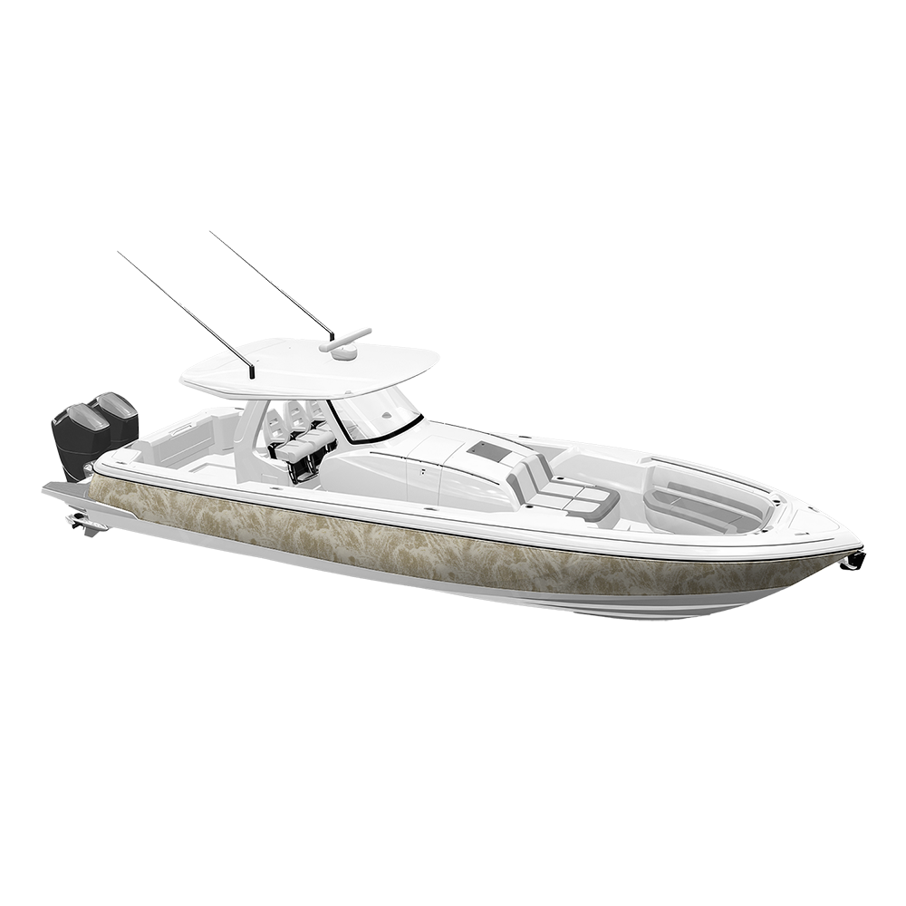 Realtree Aspect Sandbar Camo Boat Vinyl Wrap