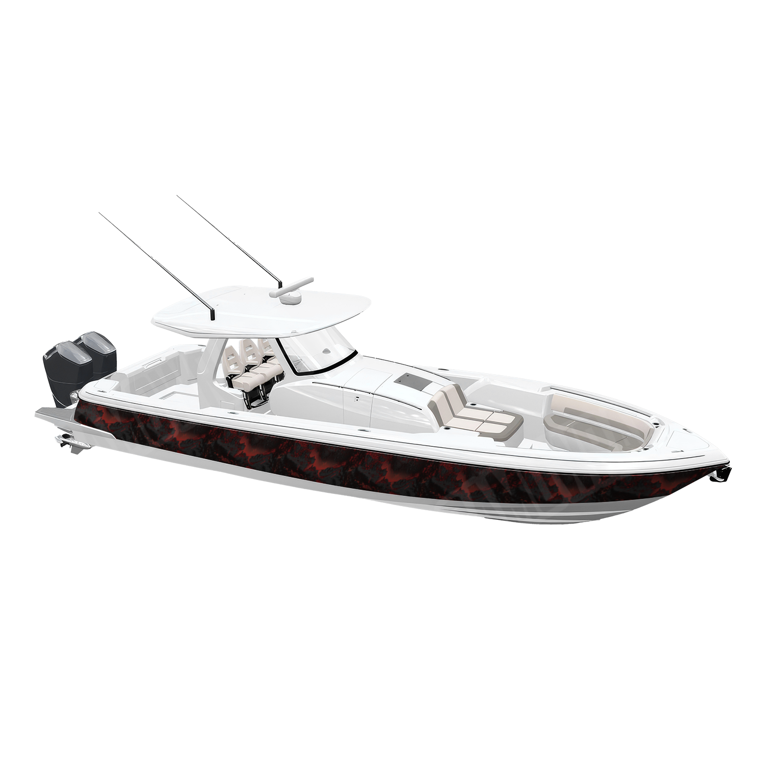 Realtree XTREME Lava Camo Boat Vinyl Wrap