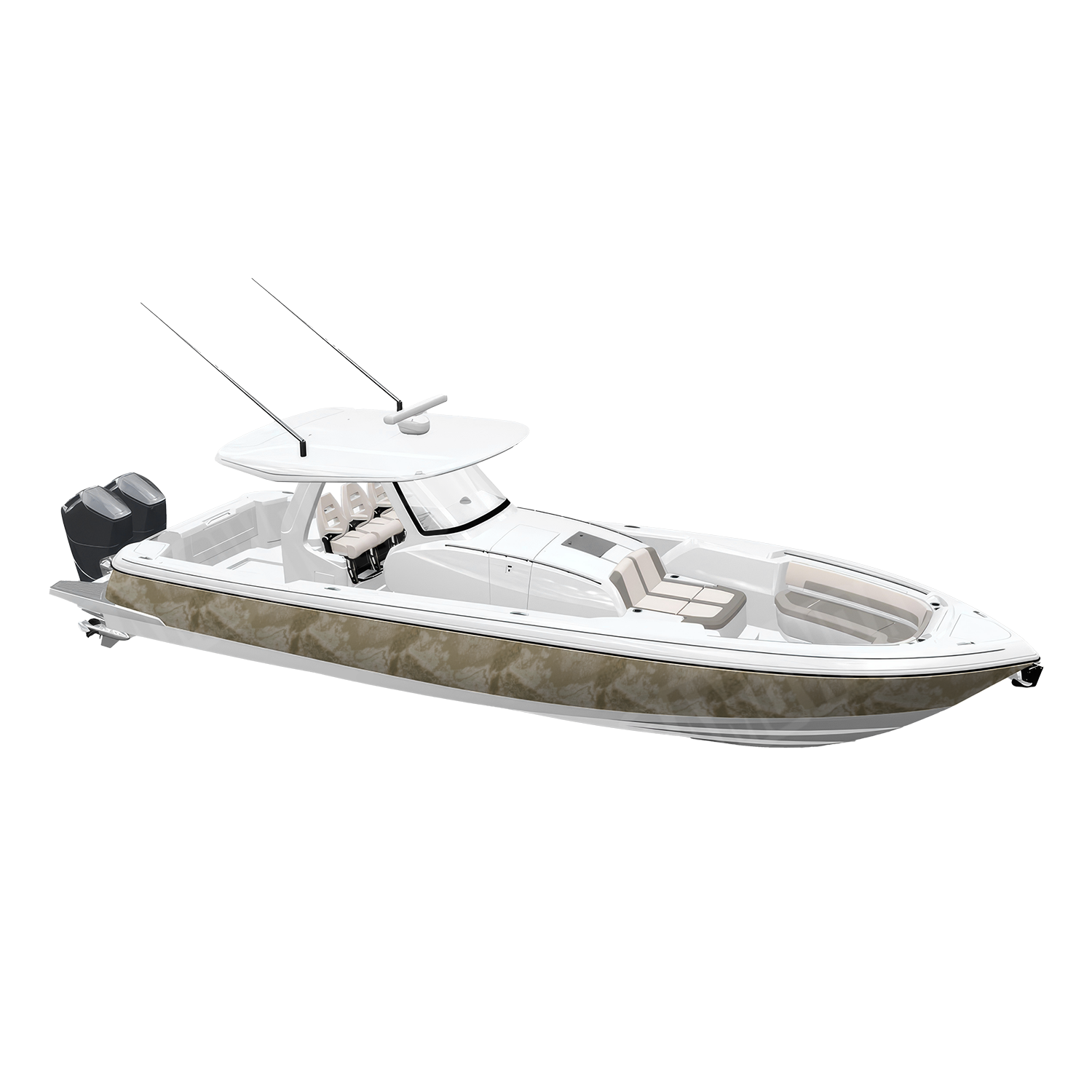 Realtree XTREME Sandstone Camo Boat Vinyl Wrap