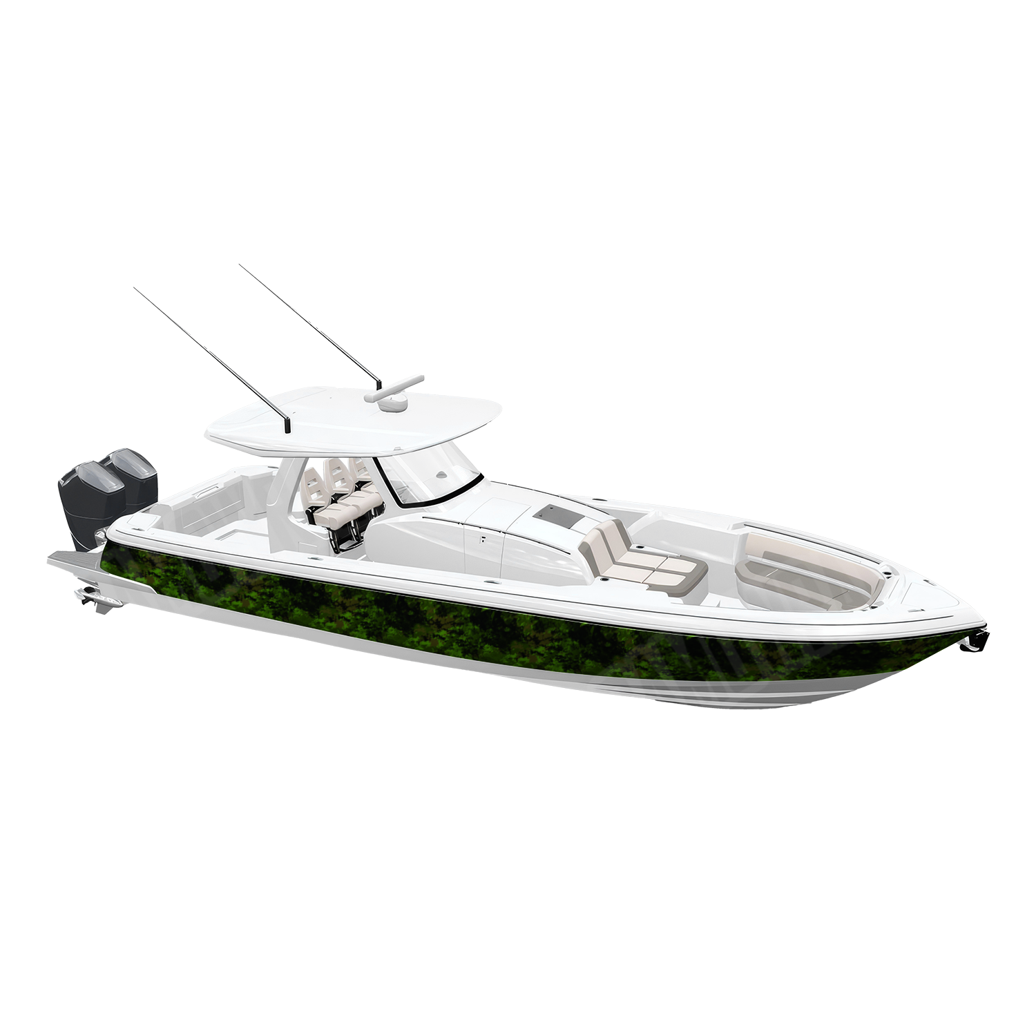 Substrate Saskatoon Camo Boat Vinyl Wrap