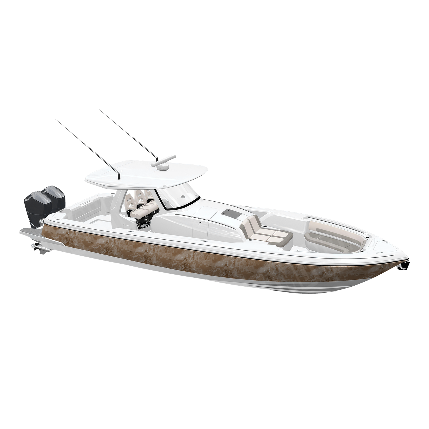 Substrate Sedona Sand Dune Camo Boat Vinyl Wrap