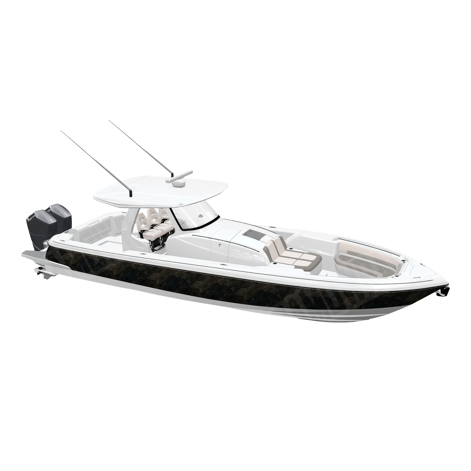 Substrate Shadow Camo Boat Vinyl Wrap