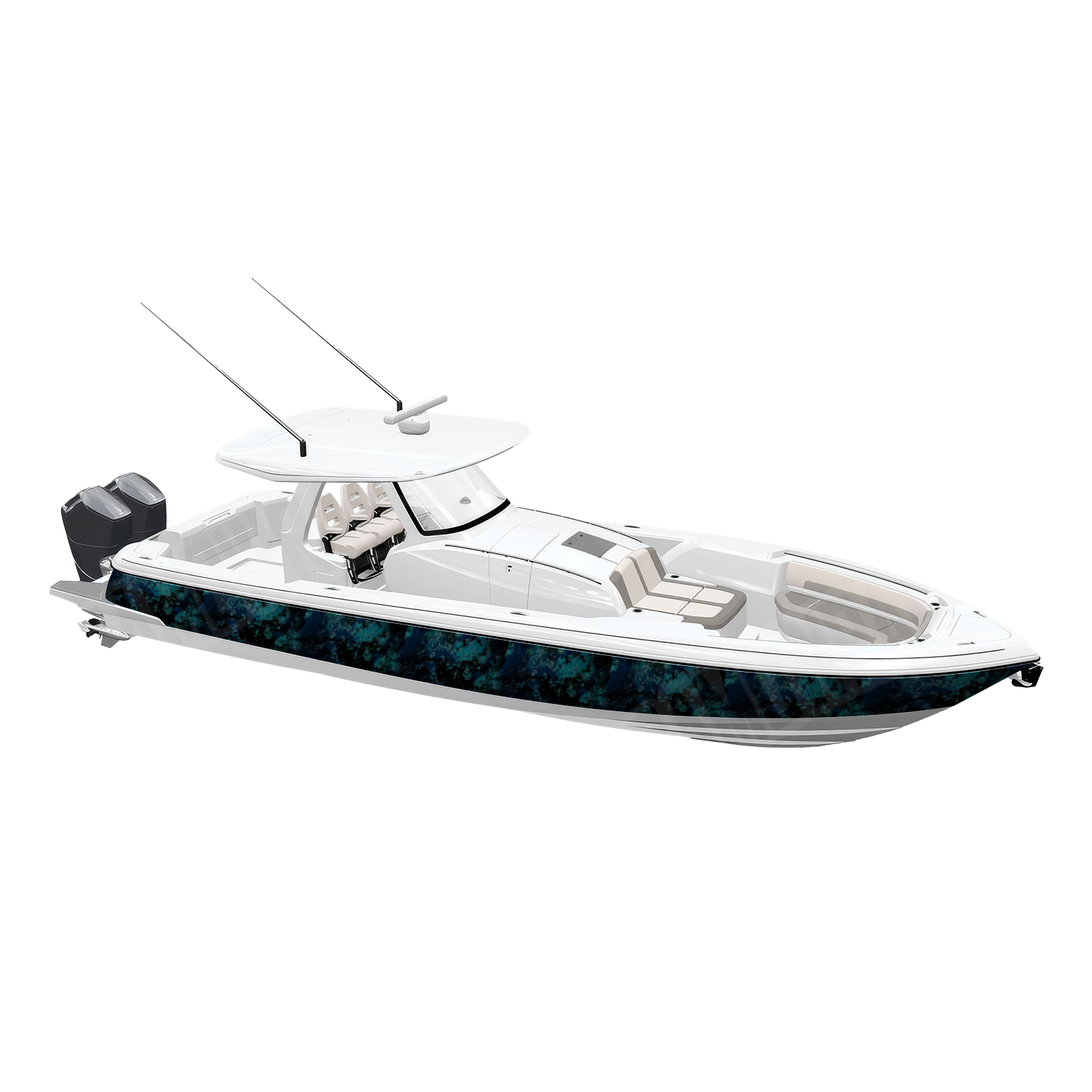 Substrate Shipwreck Camo Boat Vinyl Wrap