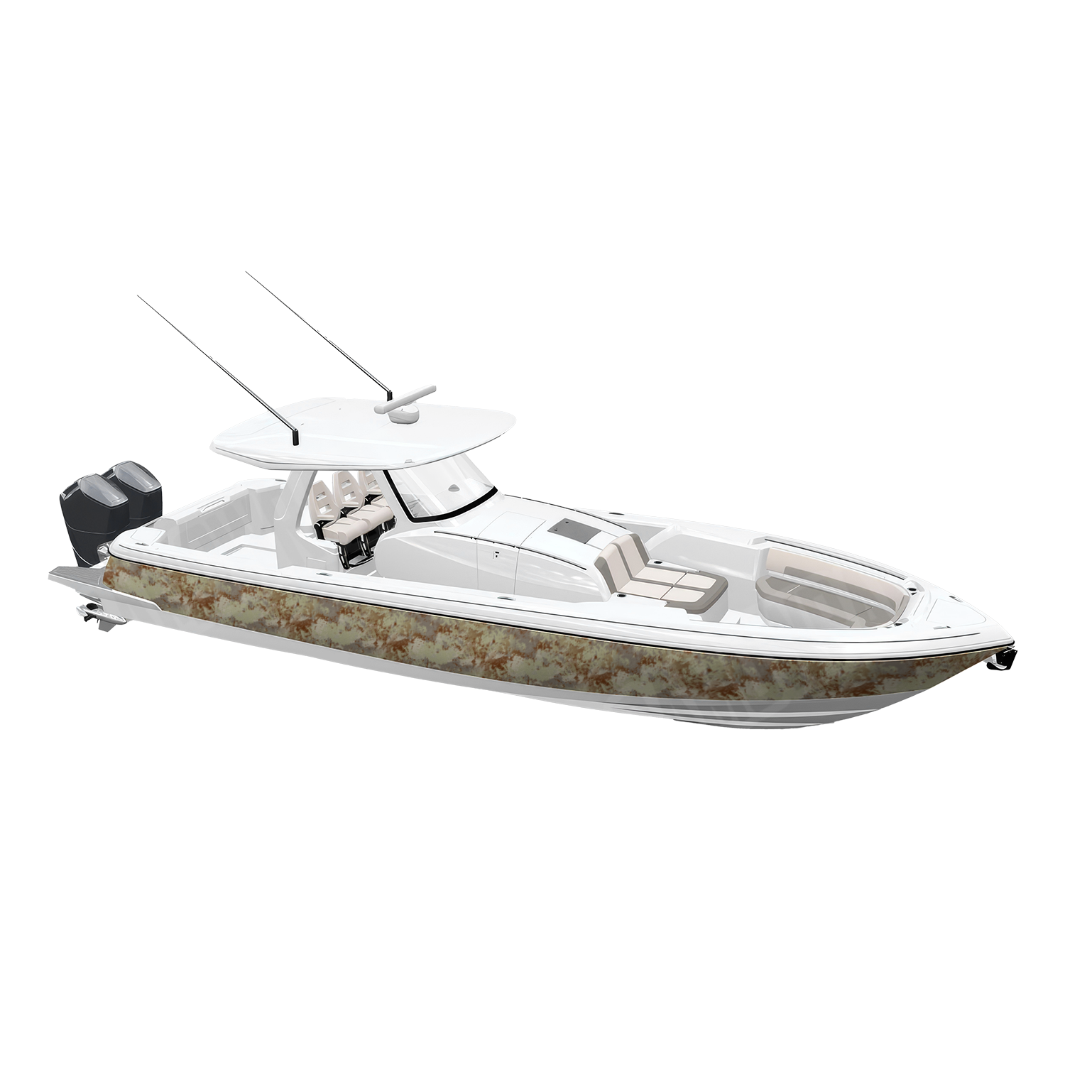 Substrate Simpson Desert Camo Boat Vinyl Wrap
