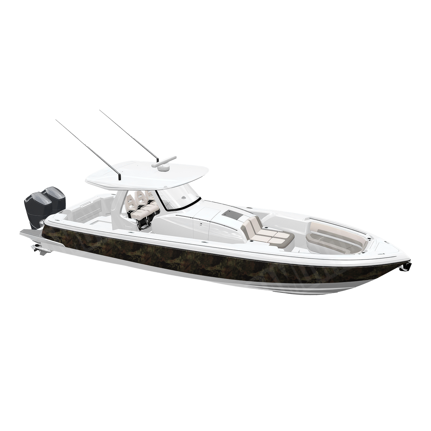 Substrate Stuttgart Camo Boat Vinyl Wrap