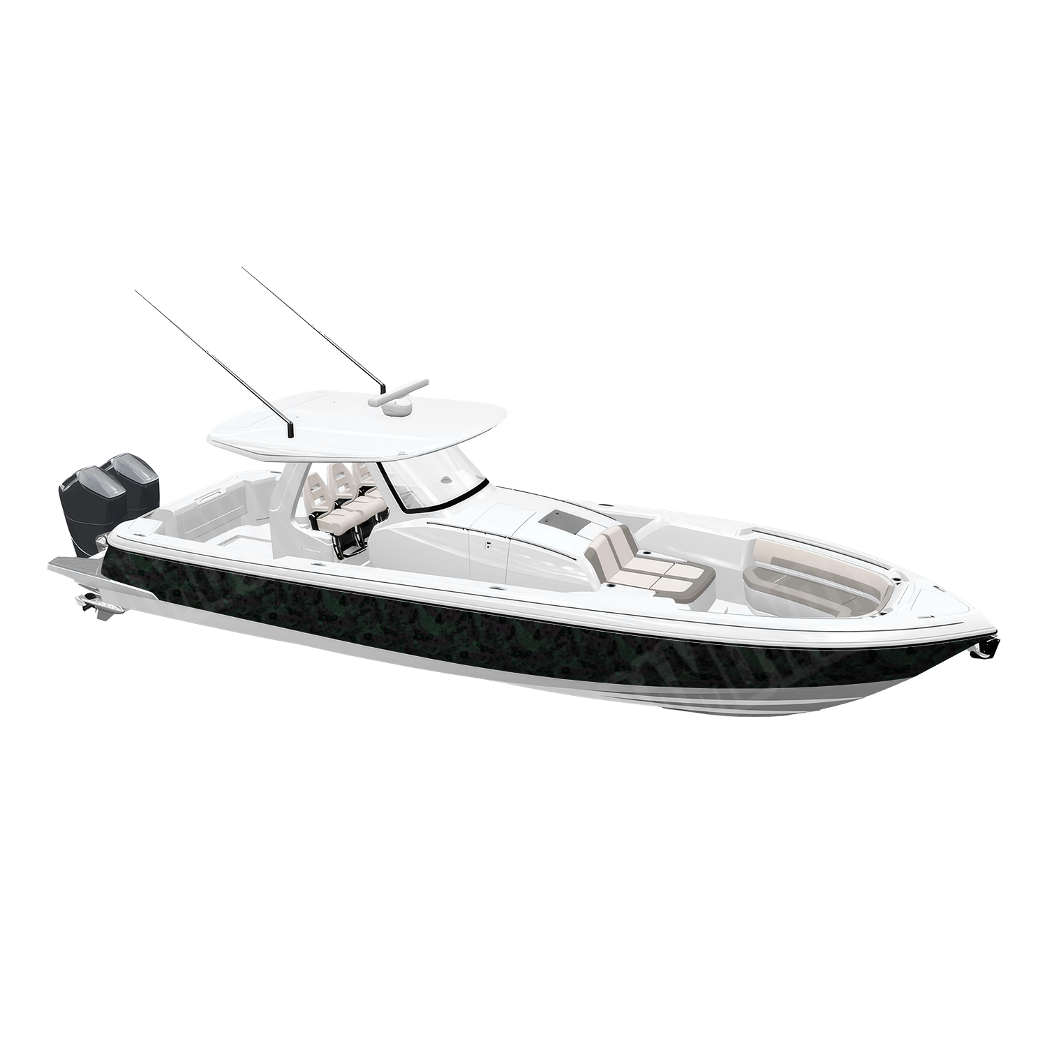 Toadaflage Graveyard Camo Boat Vinyl Wrap