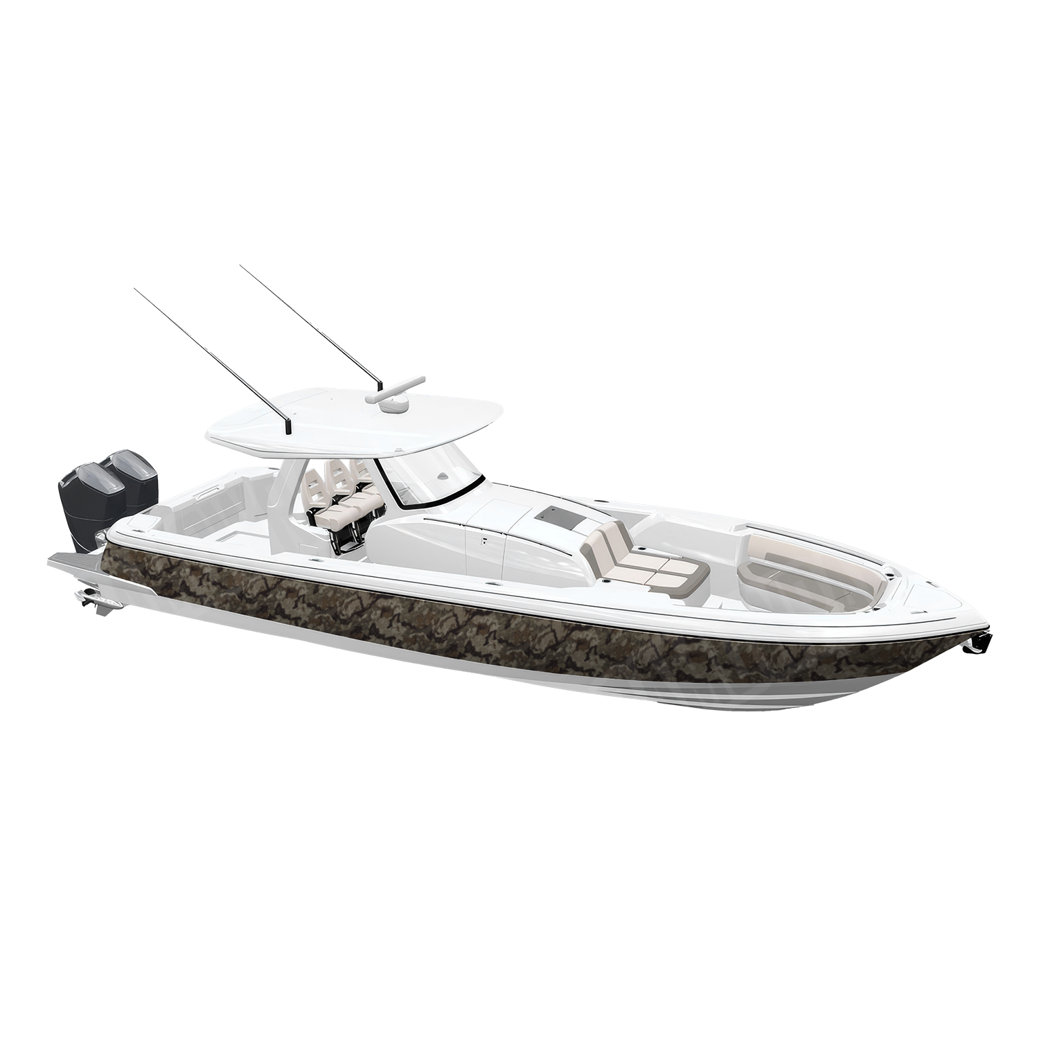 Veil Cervidae Camo Boat Vinyl Wrap