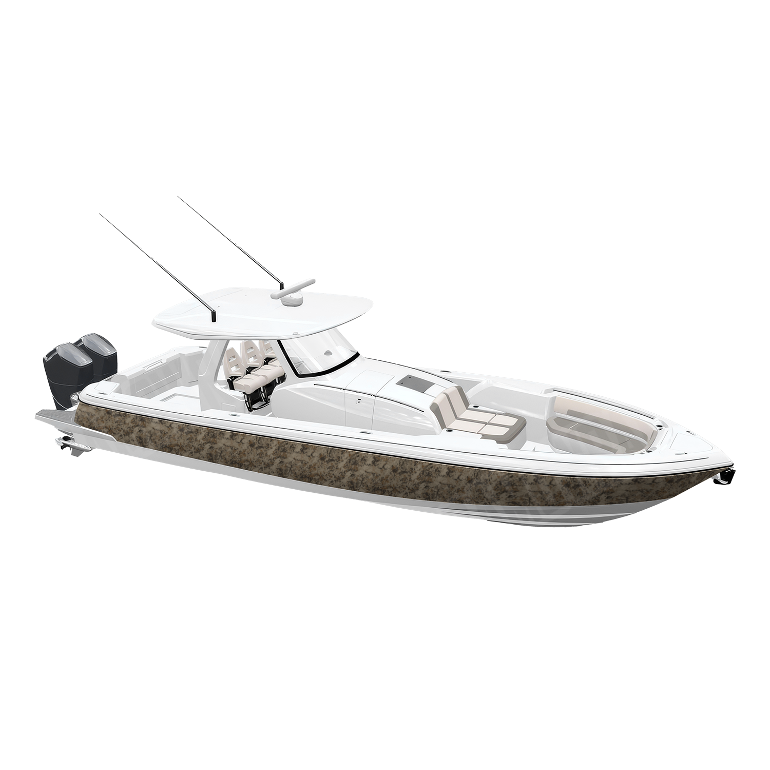 Veil Terra A Camo Boat Vinyl Wrap