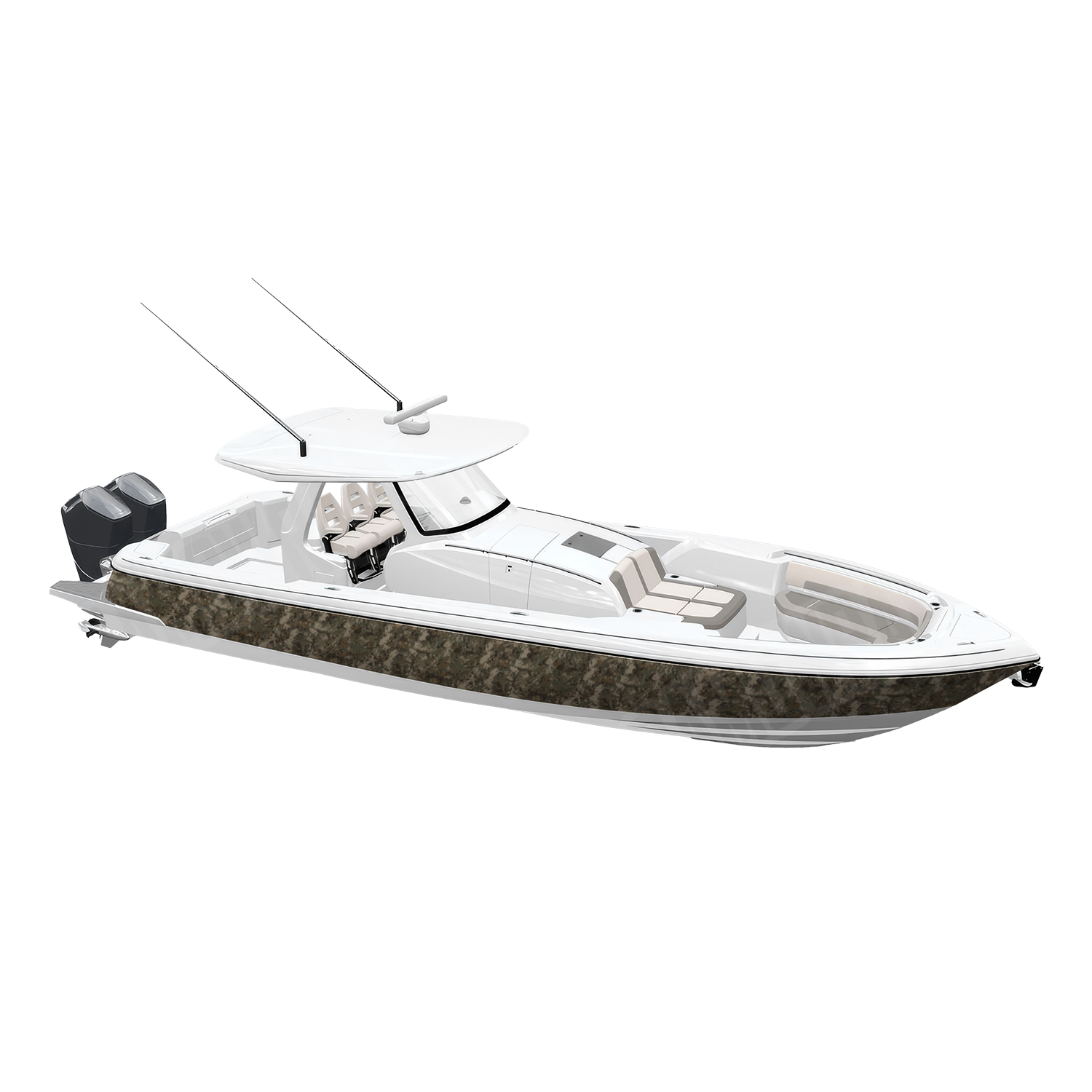Veil Terra G Camo Boat Vinyl Wrap