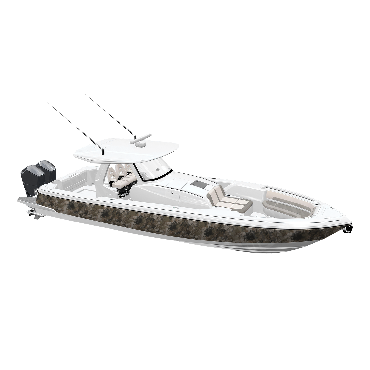 Veil Volicam Camo Boat Vinyl Wrap