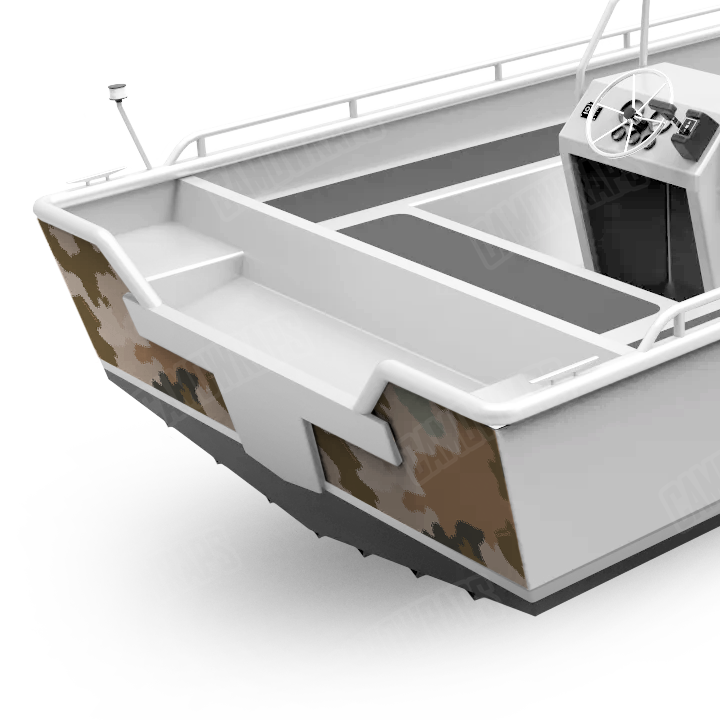 Large Nemesis Desert Scorpion Boat Transom Camo Vinyl Wrap