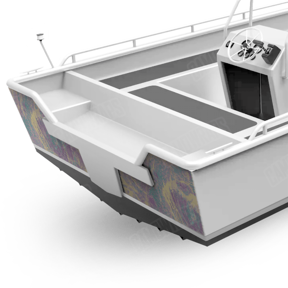 Realtree Aspect Easter Fishing Boat Transom Camo Vinyl Wrap